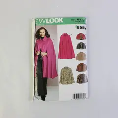 2005 New Look Pattern 6537 Cape and Capelet Women's Size A XS-XL UNCUT