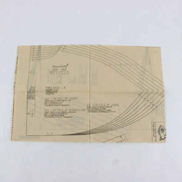 Simplicity 2536 Women's Capelet Clutch Purse Pattern Uncut Size A 10-22