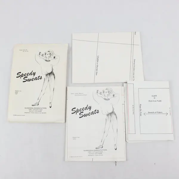 Vintage 1986 Saunders & Johnson Speedy Sweats Lot 2020 Top 1010 Pants Uncut