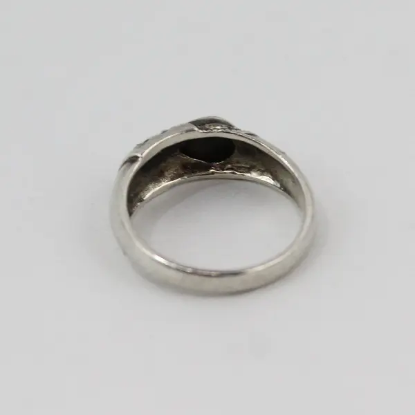 CW Sterling Silver And Opal Women's Ring Size 7.75 For Repair