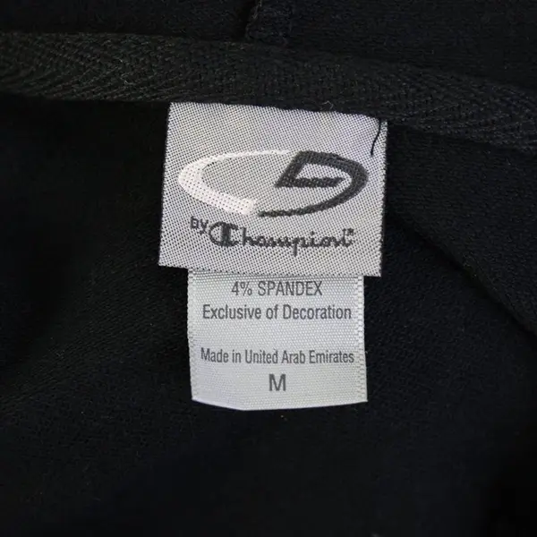 C9 by Champion Solid Black Zip-Up Hoodie Women's Medium