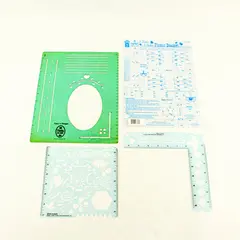 Lot of 4 Reusable Scrapbooking Craft Stencils & Templates Mixed Brand