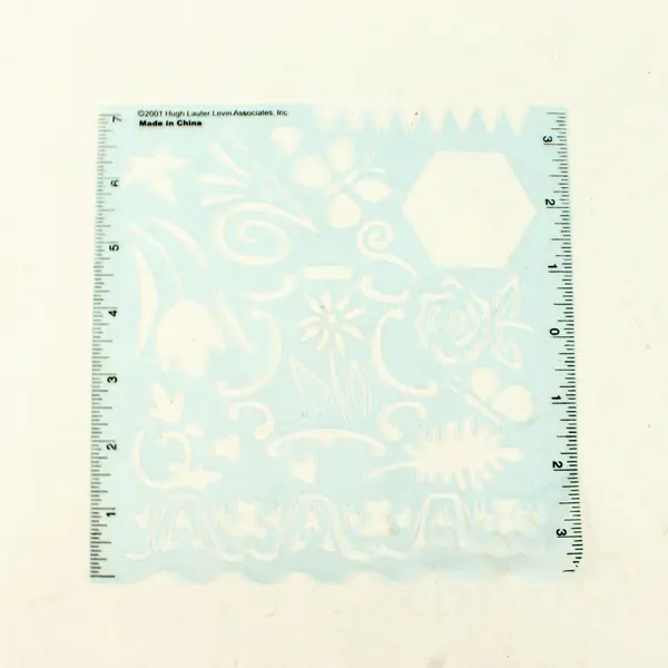 Lot of 4 Reusable Scrapbooking Craft Stencils & Templates Mixed Brand