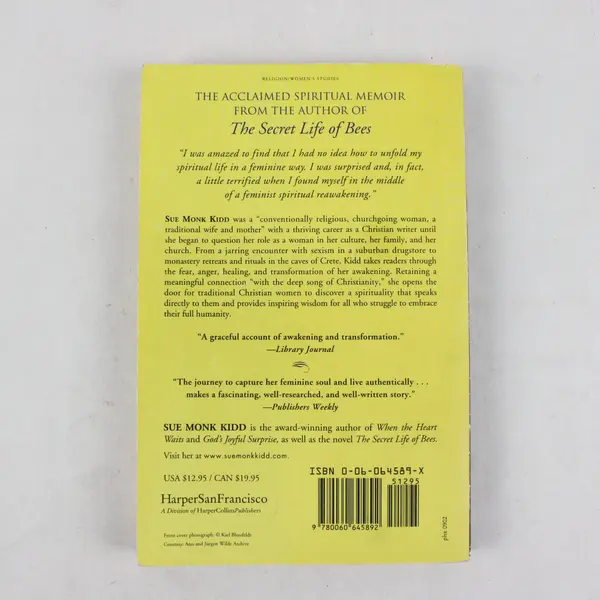 The Dance of the Dissident Daughter Sue Monk Kidd Paperback Harper San Francisco