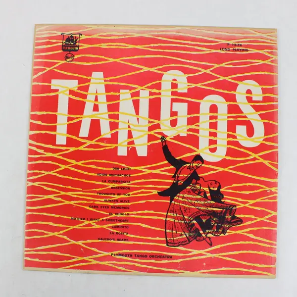 Plymouth Tango Orchestra Tangos P12-74 12" Vinyl LP Record