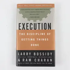 Execution The Discipline of Getting Things Done Hardcover Bossidy Charan