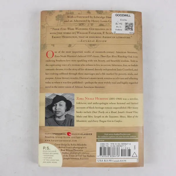Their Eyes Were Watching God: A Novel - Paperback By Zora Neale Hurston