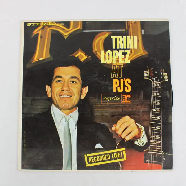 Trini Lopez At PJ's Recorded Live 12" Vinyl LP Record