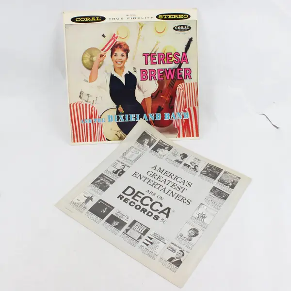 Teresa Brewer and the Dixieland Band LP Coral CRL 757245 12" Vinyl