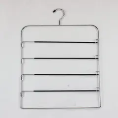 Multi-Tier Metal Pants Hanger Space Saver Non-Slip Arms