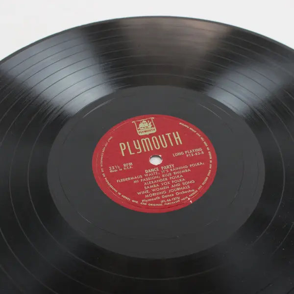 Plymouth Dance Orchestra Dance Party 12" LP Vinyl P-12-83