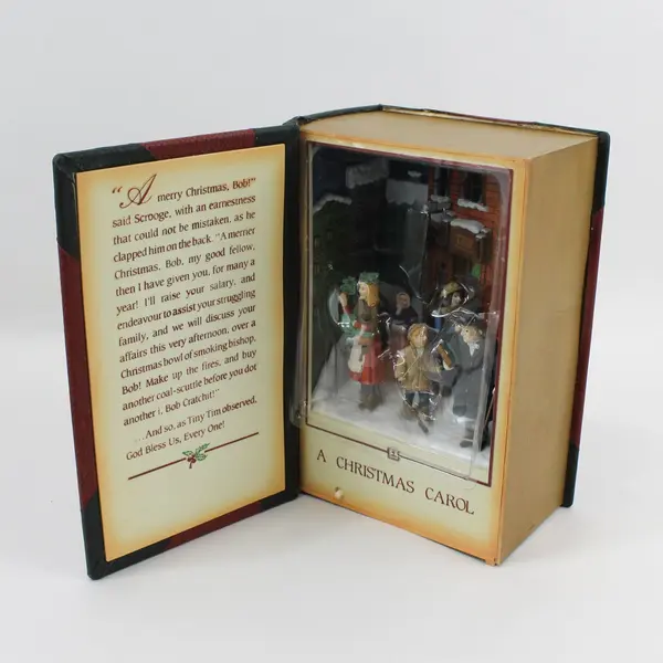 Dept 56 A Christmas Carol Animated Music Box God Rest Ye Merry Gentlemen Works