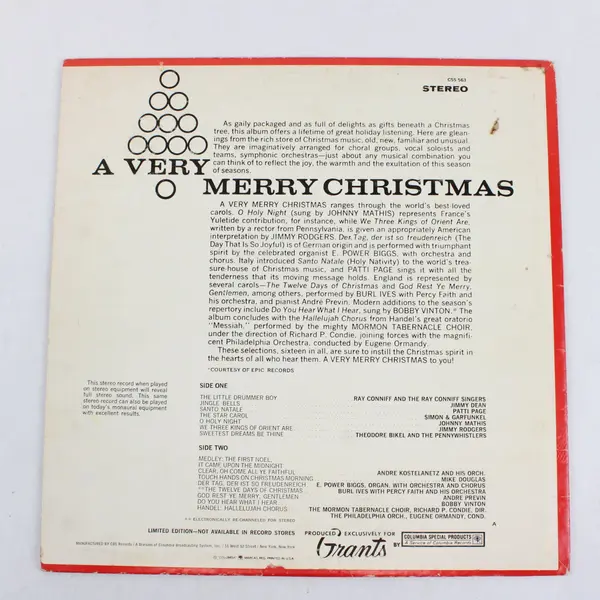  A Very Merry Christmas 12" Vinyl Record