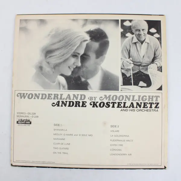 Andre Kostelanetz Wonderland By Moonlight 12" Vinyl Record