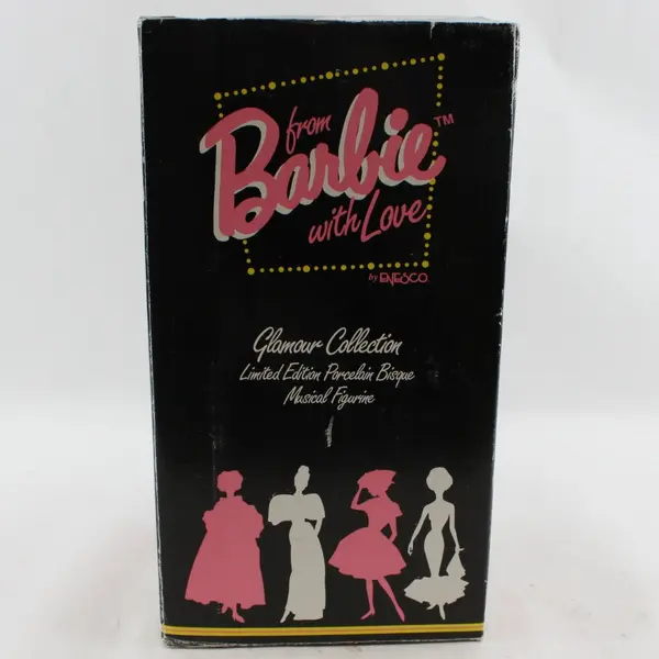1993 From Barbie with Love by Enesco Enchanted Evening Musical Figurine 10"
