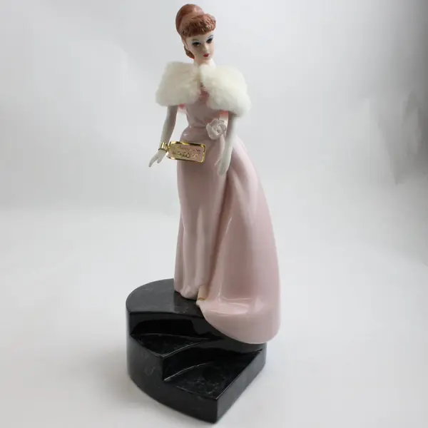 1993 From Barbie with Love by Enesco Enchanted Evening Musical Figurine 10"
