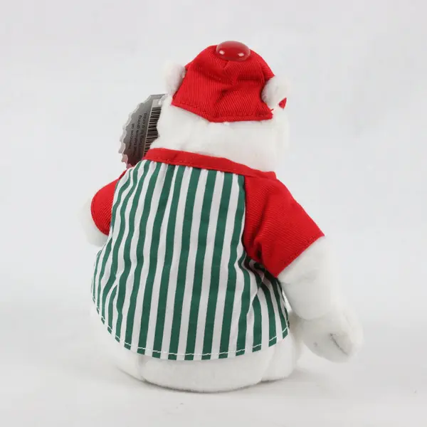1999 Vintage Coca-Cola Coke Polar Bear Baseball Jersey Bean Bag Plush #0261