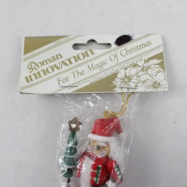 Lot of 2 Roman Innovation The Magic of Christmas Nutcracker Ornaments 4"