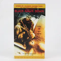 Black Hawk Down VHS 2002 Tom Sizemore Ewan McGregor Josh Hartnett