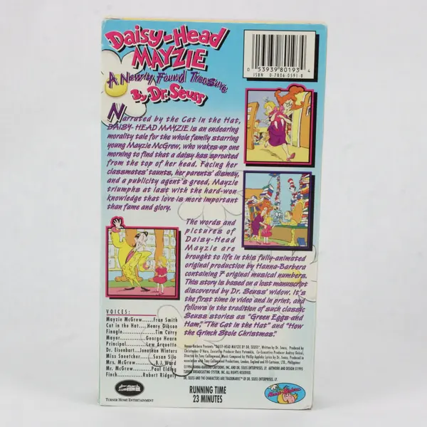 1995 Vintage Daisy-Head Mayzie A Newly Found Treasure VHS Dr. Seuss Video Tape