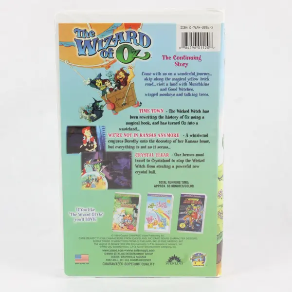 Vintage The Wizard of Oz: The Continuing Story Animation Station (VHS)