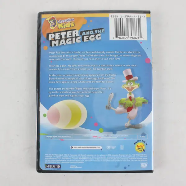 Peter and the Magic Egg, Egg-Cellent Edition Brand New Sealed DVD