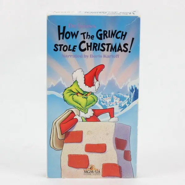 Dr. Seuss' How the Grinch Stole Christmas (VHS, 1990) Narrated by Boris Karloff