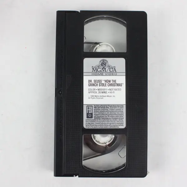 Dr. Seuss' How the Grinch Stole Christmas (VHS, 1990) Narrated by Boris Karloff