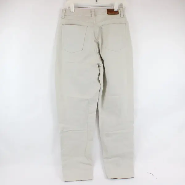 Liz Claiborne Jeans Womens 12 Beige Classic Fit Cotton Blend