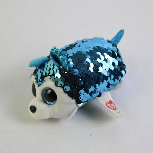 2019 Ty Flippables Teeny Tys Slush Husky Stackable Plush 4in