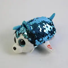 2019 Ty Flippables Teeny Tys Slush Husky Stackable Plush 4in