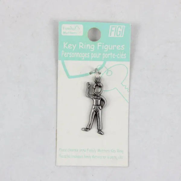 Lot of 8 FIGI Family Matters Key Ring Figures Charms Heart Carabiner