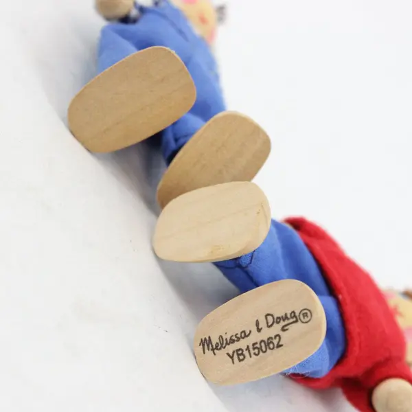 Vintage Lot of 2 Melissa & Doug Dollhouse Family Figures Wood