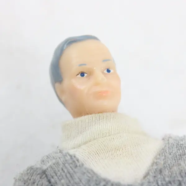 Vintage HORSMAN Family Dollhouse 1988 Father/Grandfather Doll 6”