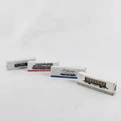 Lot of 4 High Speed Metal N Scale Southern Pacific Locomotive Cars