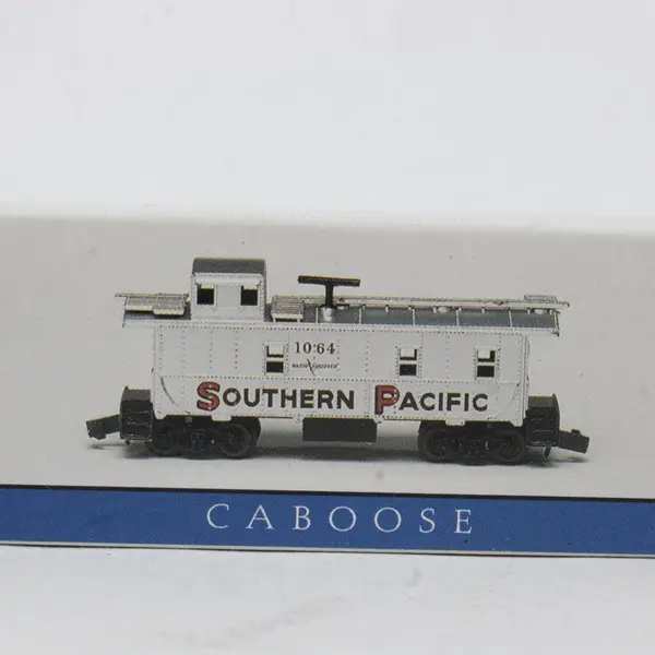 Lot of 4 High Speed Metal N Scale Southern Pacific Locomotive Cars