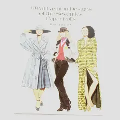 1995 Great Fashion Designs of the Seventies Paper Dolls by Tom Tierney Dover
