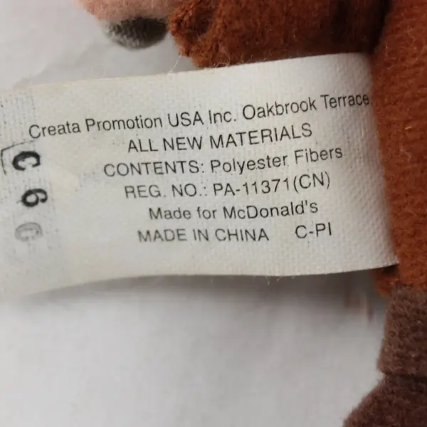 McDonalds Pirates of the Caribbean Jack Sparrow Plush Toy 2006 Happy Meal