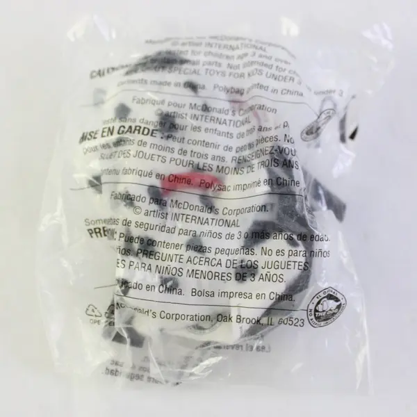 2003-2004 McDonalds The Dog Happy Meal Plush Dalmatian #3 Sealed
