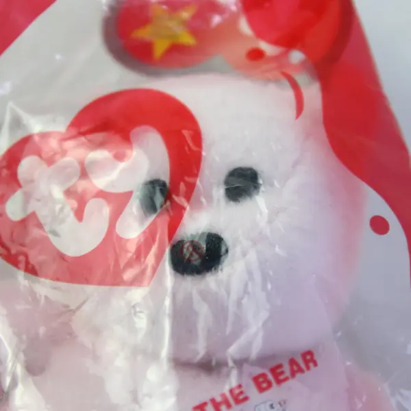 Shake The Bear #8 25th Anniversary  TY Teenie Beanie Baby 2004 McDonald's Sealed