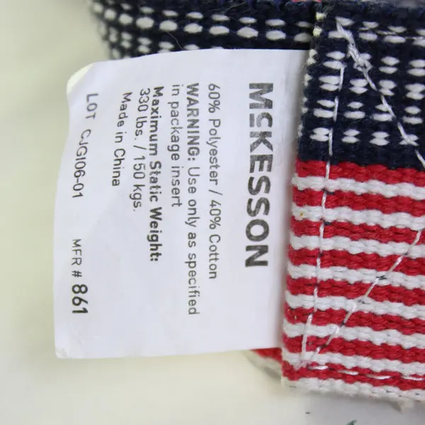 McKesson 861 Gait Belt 60in Stars and Stripes Machine Washable
