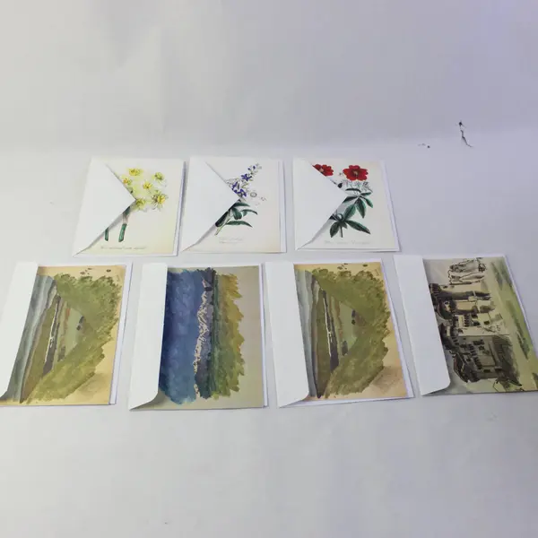 Mixed Lot of 25 Greeting Cards and Note Cards with Envelopes UNUSED