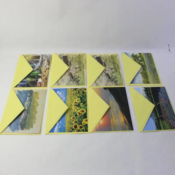 Mixed Lot of 25 Greeting Cards and Note Cards with Envelopes UNUSED