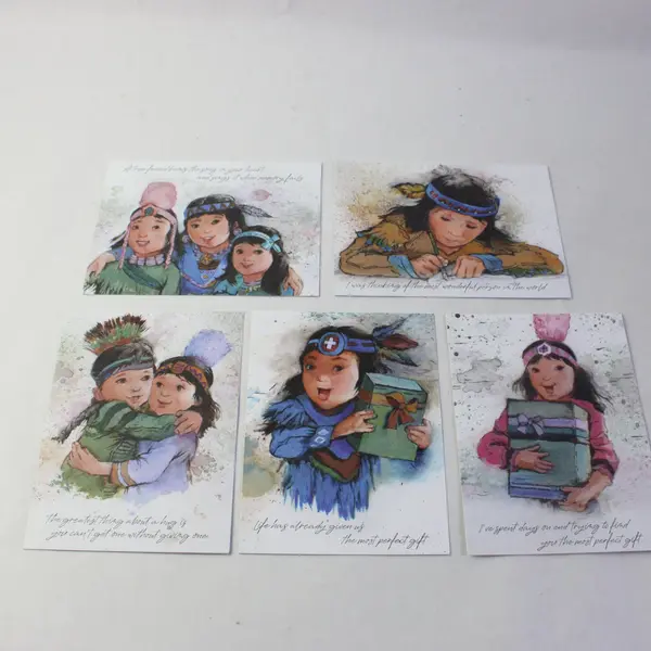 Lot of 9 St. Labre Indian School Greeting Cards with Envelopes UNUSED