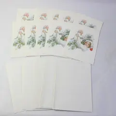 Set of 10 Harrison Fisher Society A Happy New Year Greeting Cards UNUSED