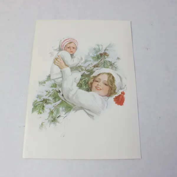 Set of 10 Harrison Fisher Society A Happy New Year Greeting Cards UNUSED