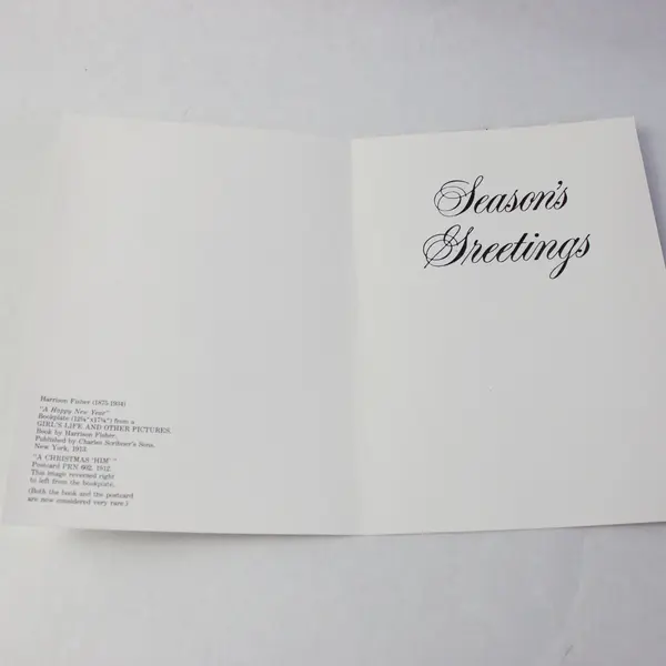 Set of 10 Harrison Fisher Society A Happy New Year Greeting Cards UNUSED