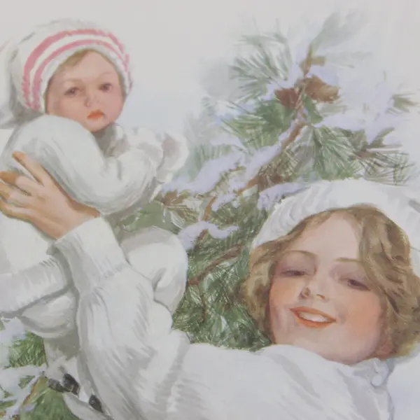 Harrison Fisher Society 10 New Year Greeting Cards C86-150 HFS New