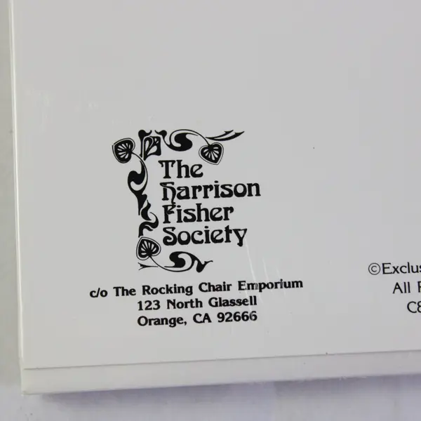 Set of 10 Harrison Fisher Society The Christmas Rose Greeting Cards NEW