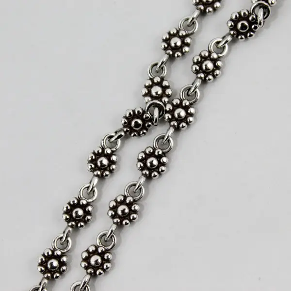 Brighton Red Teardrop Rhinestone Pendant Silver-Tone Necklace 18"